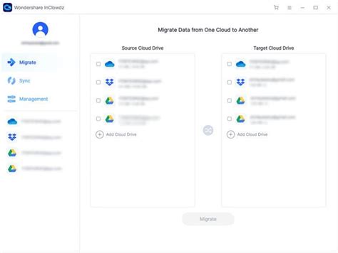Sync and Migrate Data from One Cloud to Another Using Wondershare