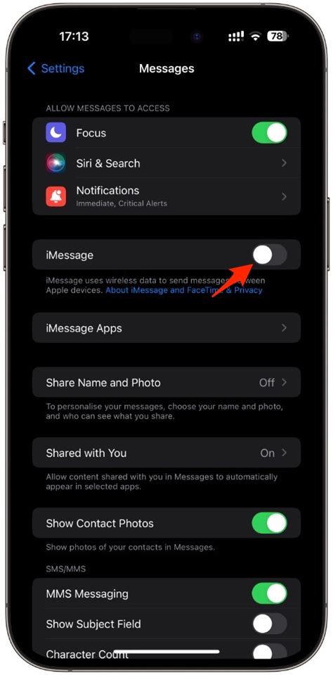 Syncing iMessage Conversations