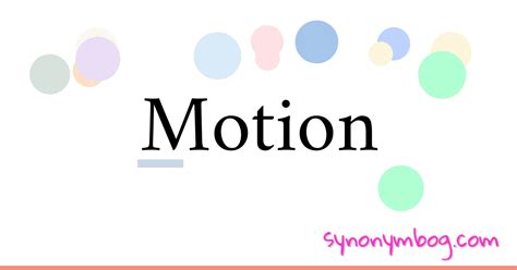 Synonym Breed Motion