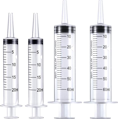 Syringe for measuring milliliters