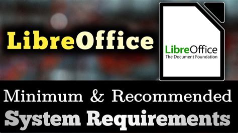 System Requirements For LibreOffice 2023