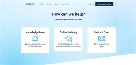 Systeme.io Review: Customer Support