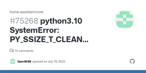 Systemerror: Py_ssize_t_clean Macro Must Be Defined For '#' Formats Aes Breaking Change With Python 3 10 "