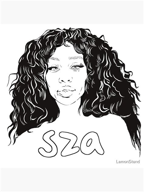 Sza Coloring Page
