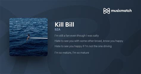 Sza Kill Bill Traduction