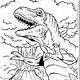 T Rex Printable Coloring Pages