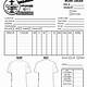 T Shirt Printing Order Form Template