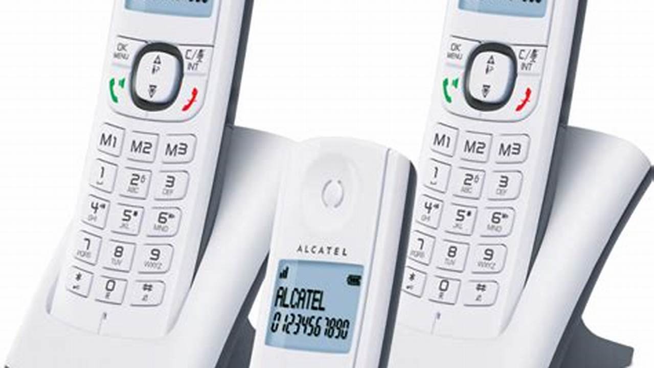 Téléphone Fixe Alcatel Avec Répondeur Mode D'Emploi