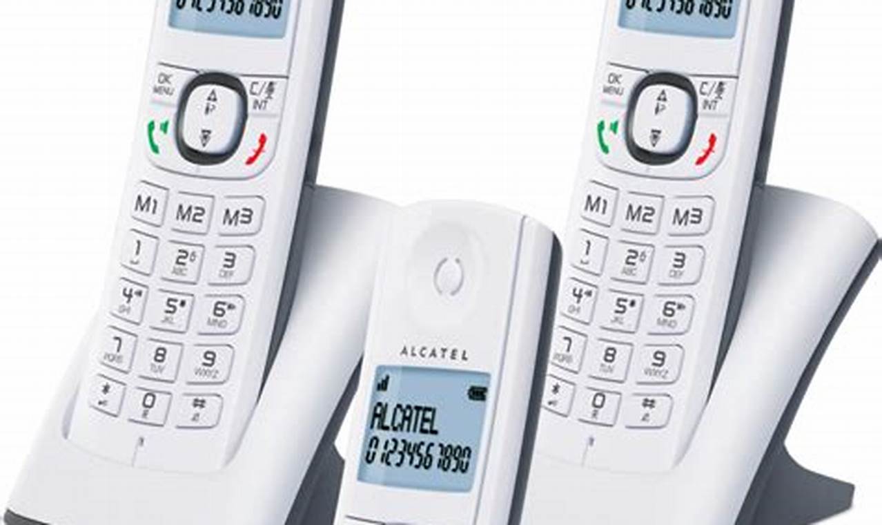 Téléphone Fixe Alcatel Avec Répondeur Mode D'Emploi