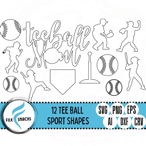 Swing into Fun with Free T-Ball SVGs: Perfect for Your Little Slugger!