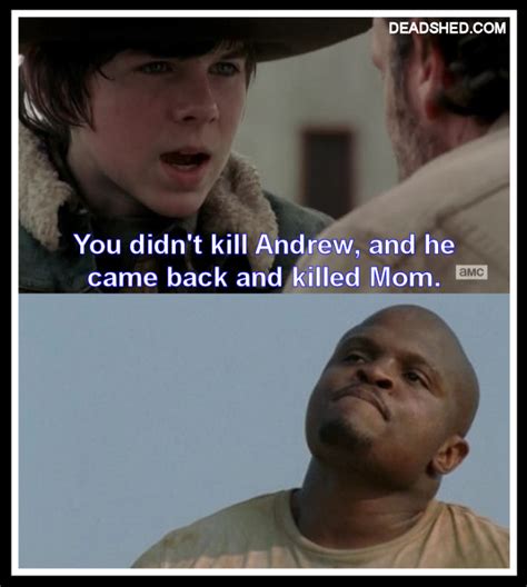 T Dog Walking Dead Meme