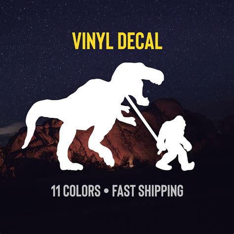T Rex Car Sticker