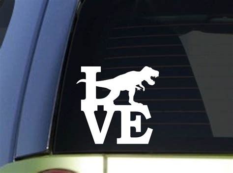 T Rex Car Window Sticker