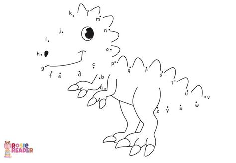 T Rex Dot To Dot Printables