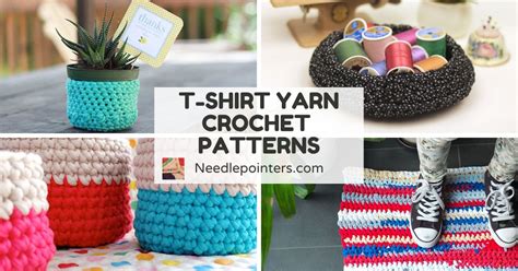T Shirt Yarn Crochet Patterns Free