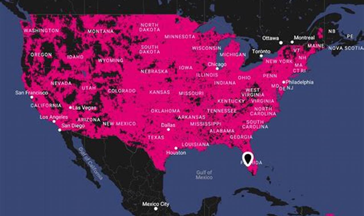 T-Mobile Coverage Map 2024
