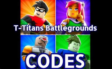 T-Titans Battlegrounds Codes - Roblox - July 2023 -