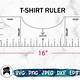 T-shirt Ruler Printable Free