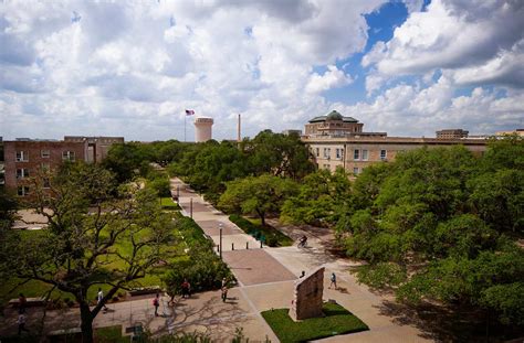 TAMU campus in spring