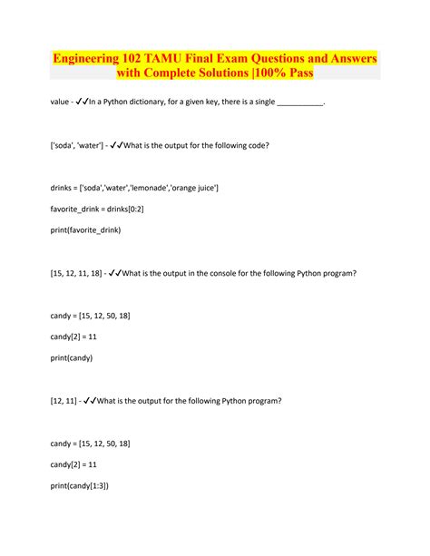 TAMU final exams 2023