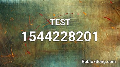 TEST Roblox ID