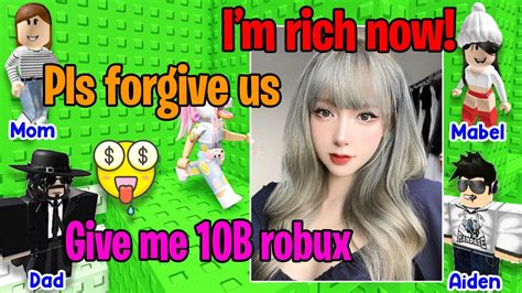 TEXT TO SPEECH My Parents Give Me To A Poor Family Roblox 