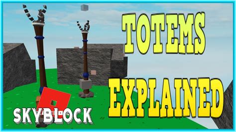 THE COMPLETE GUIDE TO TOTEMS! - Roblox Skyblock - YouTube