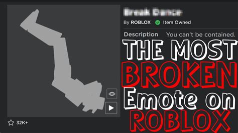 THE Most BROKEN Emote in Roblox - YouTube
