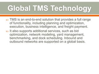 TMS Network Fast Execution