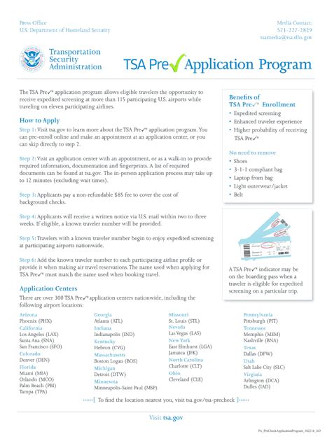 TSA PreCheck® Application Form