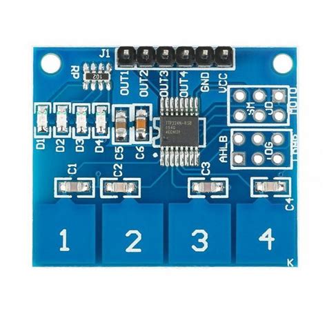 TTP224 4-Channel Capacitive Touch