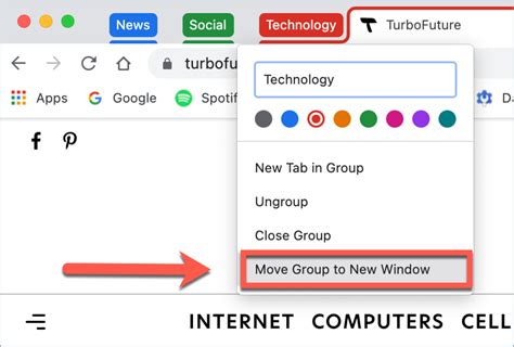 Tab Groups in Chrome