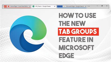 Tab Groups in Microsoft Edge