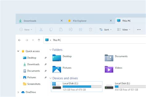 Tab-Based File Explorer in Windows 11 Possibly Delayed