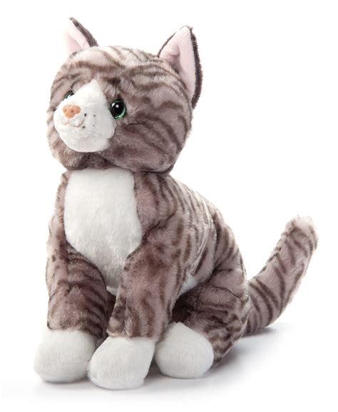 Cuddle up with our adorable Tabby Cat Stuffed Animal - Perfect for Cat Lovers!