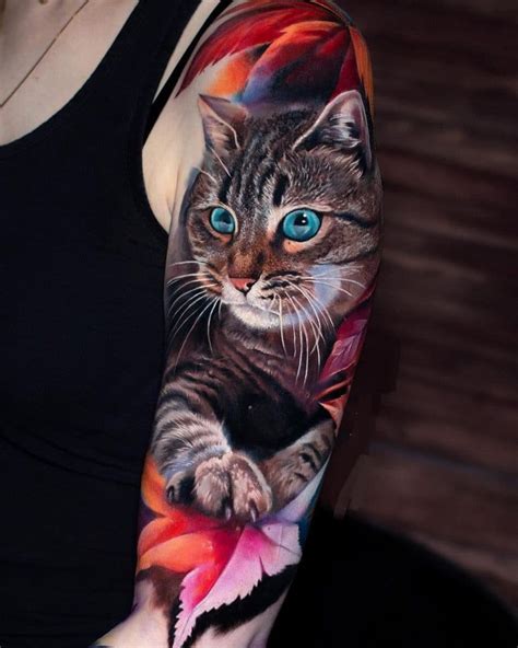 Tabby Cat Tattoo