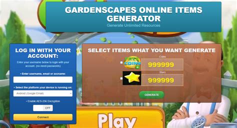 Tabel Informasi Cheat Gardenscapes Mod Apk
