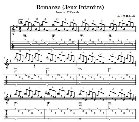 Tablature Jeux Interdits
