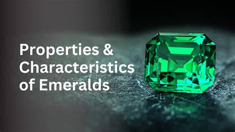 Table Breakdown of Emerald Characteristics