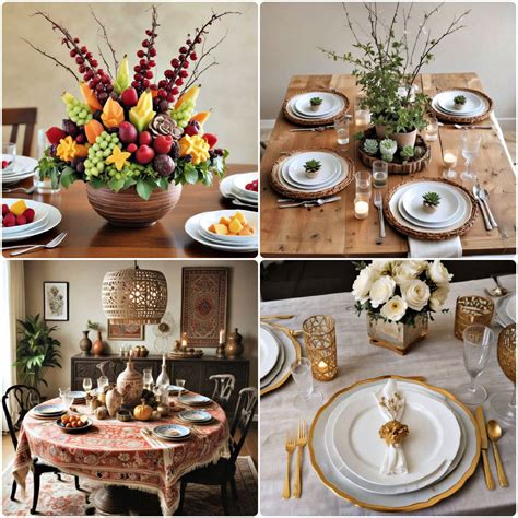 Table Decor and Presentation