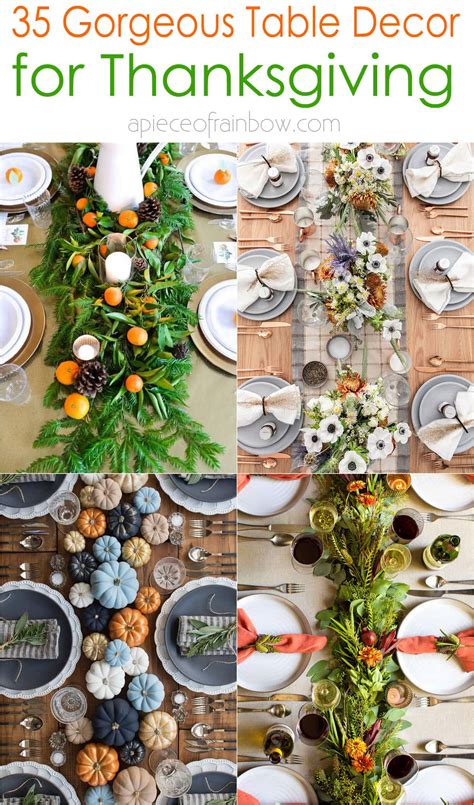 Festive Feasting: Elevate Your Thanksgiving Table Decorations with these Enchanting Ideas
