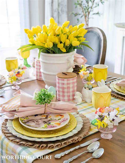 Table Easter Decoration Ideas