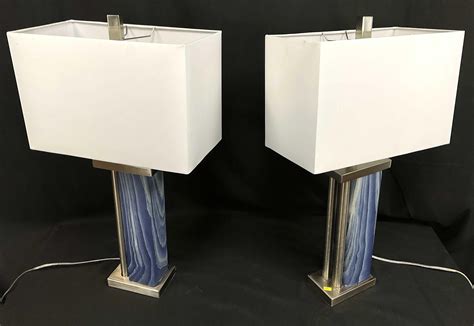 Table Lamps with Rectangular Shades