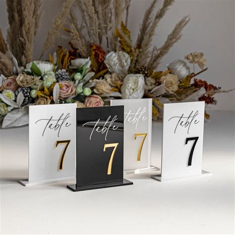 Table Numbers