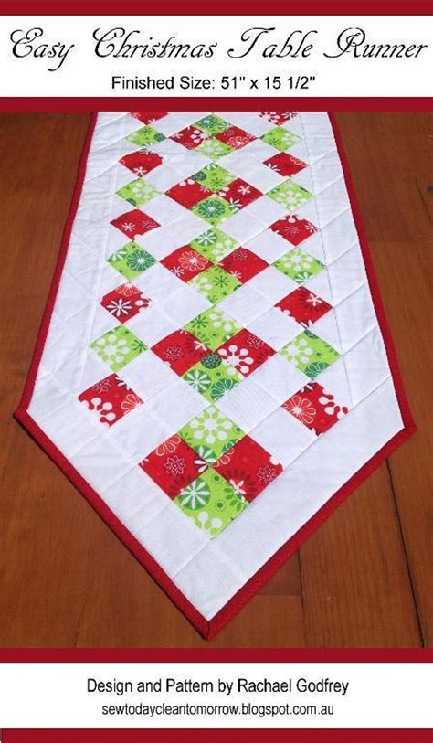 Table Runner Free Pattern