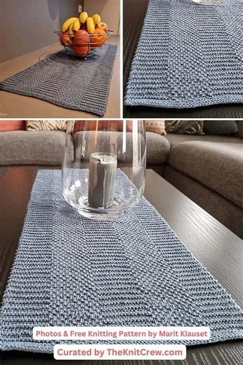 Table Runner Knit Pattern