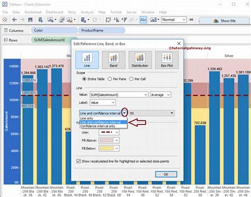 Tableau Add Reference Line To Bar Chart