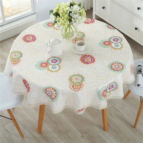 Essential Home Beaumont Tablecloth 70" Round