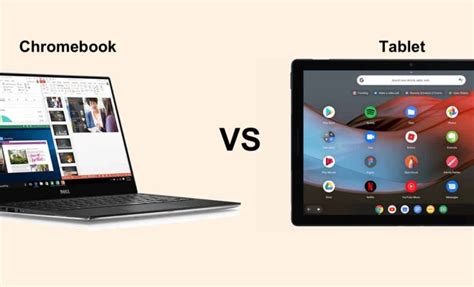 Tablet vs. Chromebooks: Software