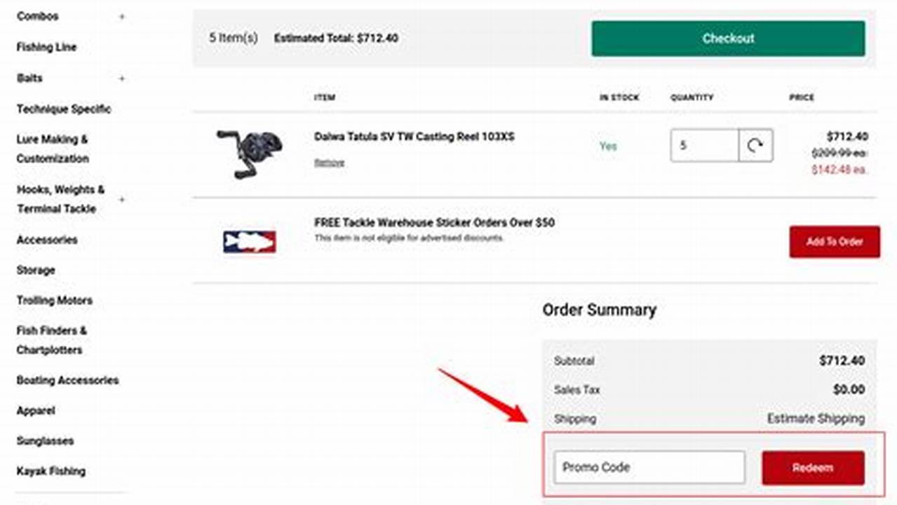Tackle Warehouse Promo Code 2025